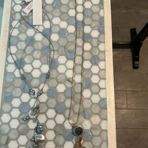 2 long necklaces